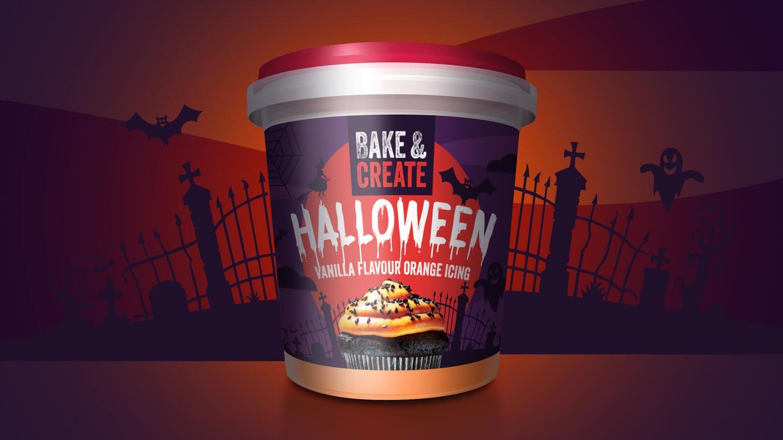 Packaging bake and create halloween sevenseven warrington