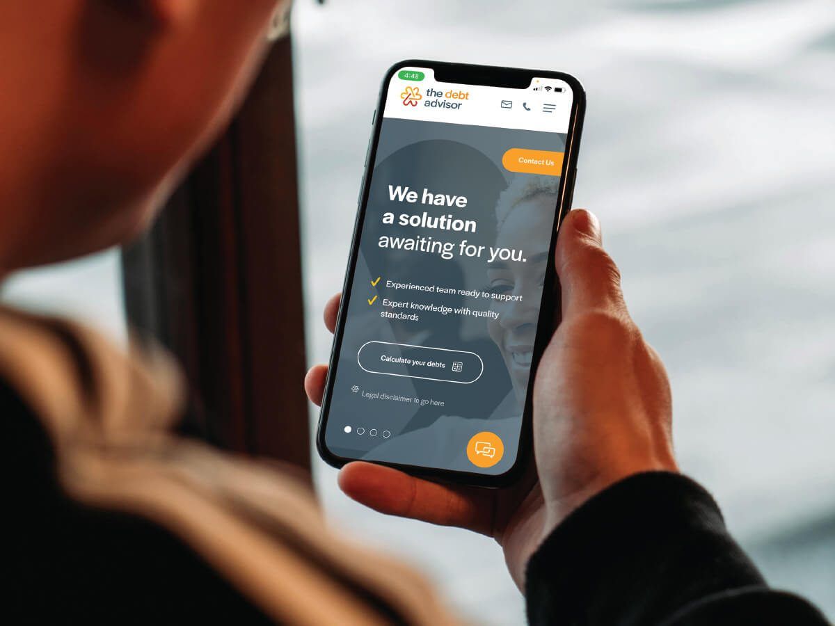 The debt advisor mobile design sevenseven warrington